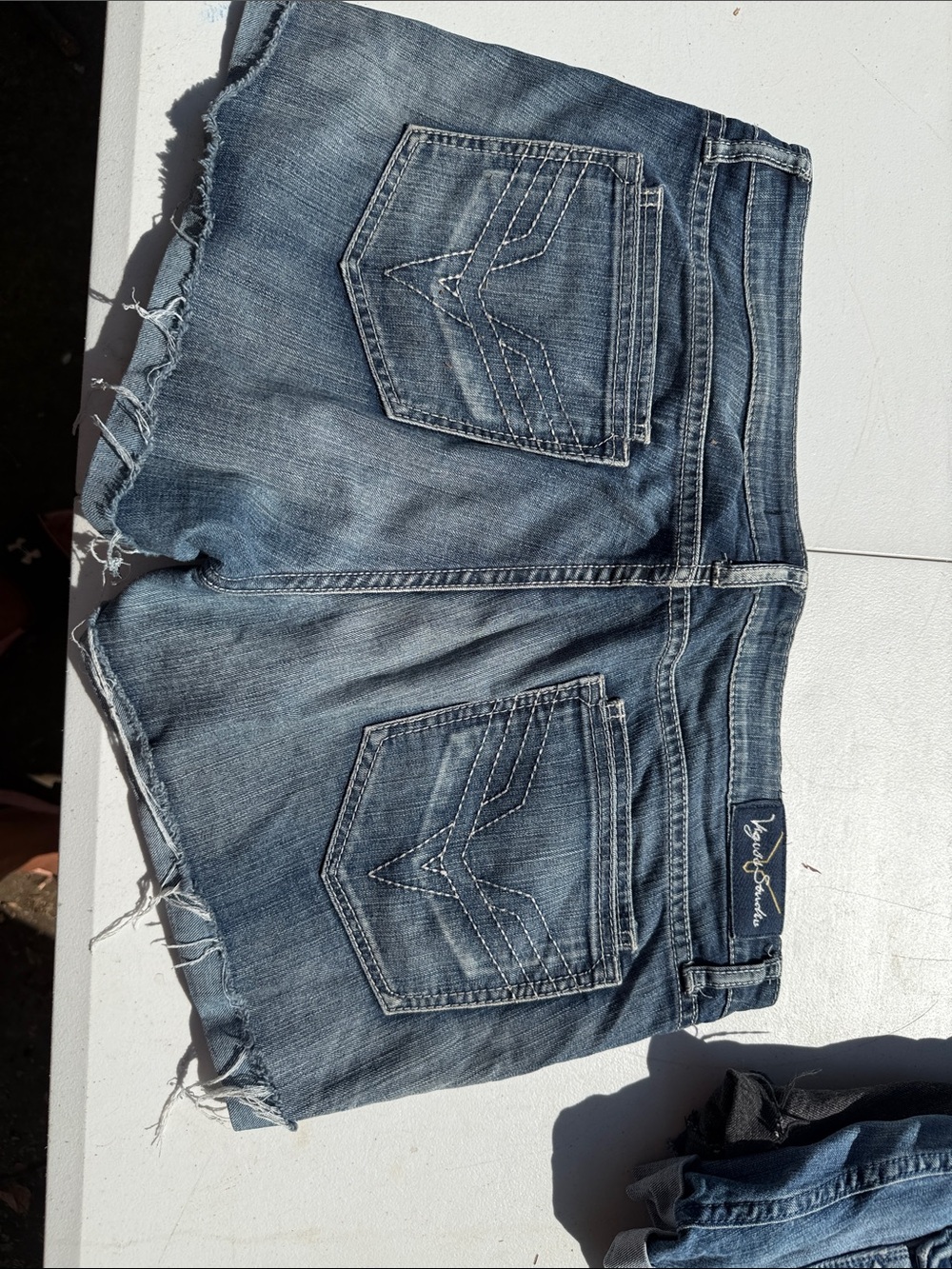 Signature Men’s Washed Blue Relaxed Jeans Shorts